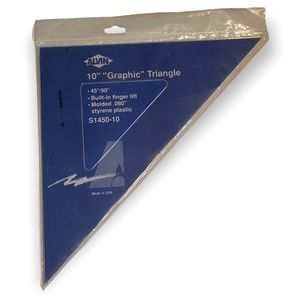 Triangle 45/90- 10” Alvin